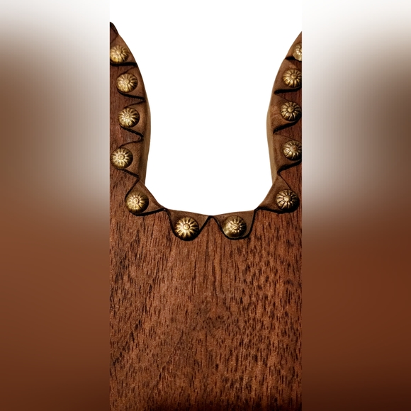 Handmade Peruvian Walnut Western Boot Jack - Picture 5 of 6